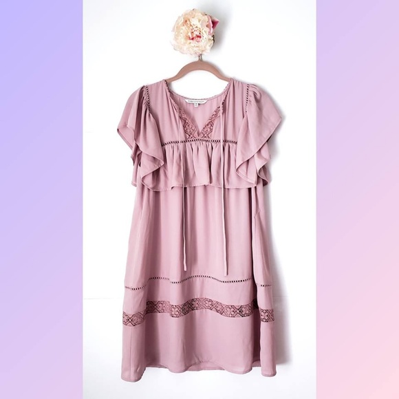 Rebecca Minkoff Sorbonne Babydoll Dress In Zephyr - Picture 2 of 5